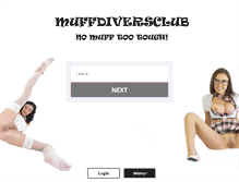 Tablet Screenshot of muffdiversclub.com